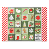 Weihnachtskalender Notizblock (Vorderseite)