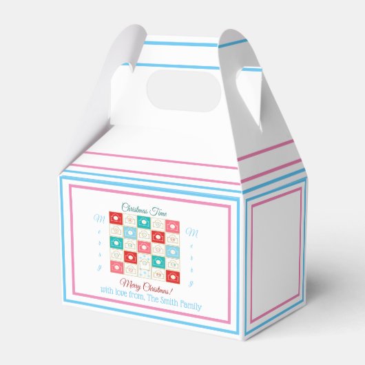 Weihnachtskalender personalizable geschenkschachtel (Rückseite)