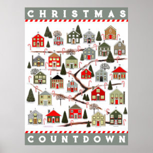 Weihnachtskalender Poster