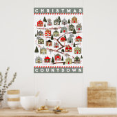 Weihnachtskalender Poster (Küche)