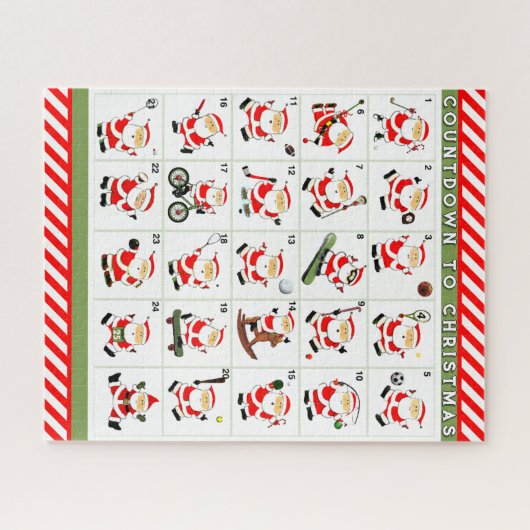 Weihnachtskalender Puzzle (Horizontal)