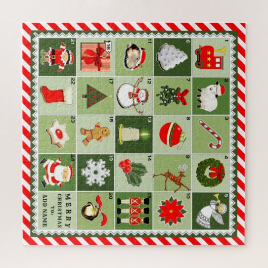Weihnachtskalender Puzzle (Horizontal)