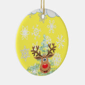 Weihnachtskalender, Rentier Keramik Ornament (Rechts)
