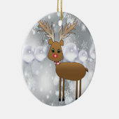 Weihnachtskalender, Rentier Keramik Ornament (Rechts)