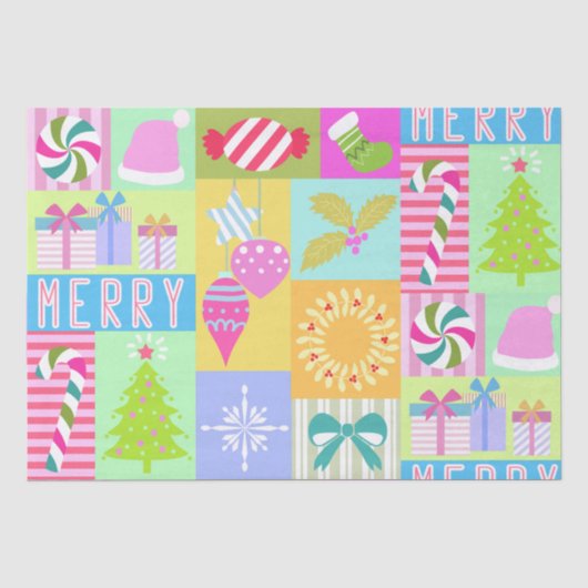 Weihnachtskalender Seidenpapier (Vorderseite)