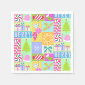 Weihnachtskalender Serviette (Vorderseite)