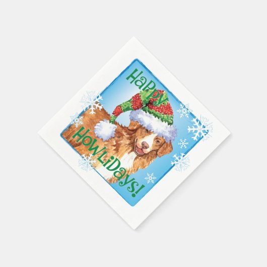 Weihnachtskalender Serviette (Ecke)