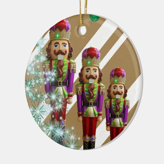 Weihnachtskalender, Soldat Keramik Ornament (Links)