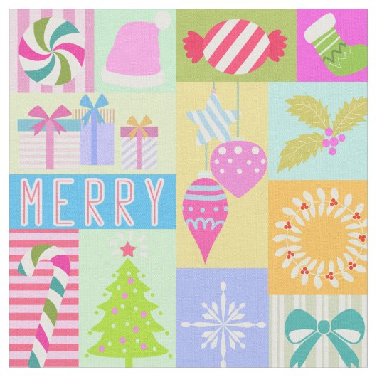 Weihnachtskalender Stoff (Nahaufnahme)