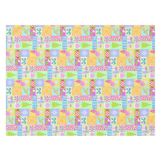 Weihnachtskalender Tischdecke (Vorderseite (Horizontal))