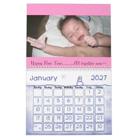 Weihnachtskalender unsere Familie Kalender (Jan 2027)