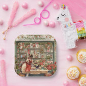 Weihnachtskalender von Floristen Pappteller (Party)