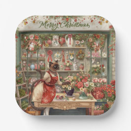 Weihnachtskalender von Floristen Pappteller