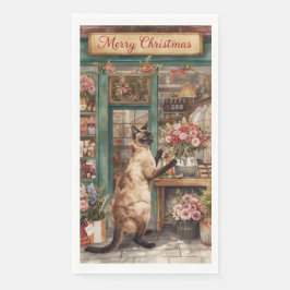 Weihnachtskalender von Floristen Serviette