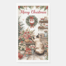 Weihnachtskalender von Floristen Serviette