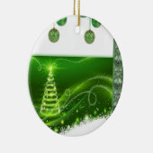 Weihnachtskalender, Weihnachtsbaum Keramik Ornament (Rechts)