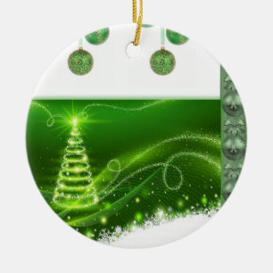 Weihnachtskalender, Weihnachtsbaum Keramik Ornament