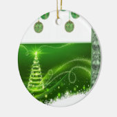 Weihnachtskalender, Weihnachtsbaum Keramik Ornament (Links)