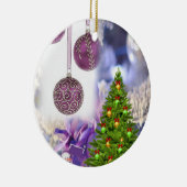 Weihnachtskalender, Weihnachtsbaum Keramik Ornament (Rechts)