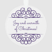 Weihnachtskalender Weihnachtsbaum Ornament (Rückseite)