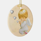 Weihnachtskalender, Weihnachtsgel Keramik Ornament (Rechts)
