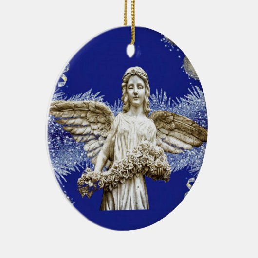 Weihnachtskalender, Weihnachtsgel Keramik Ornament (Rechts)