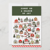 Weihnachtskalender Weihnachtskarten Feiertagskarte (Vorderseite)