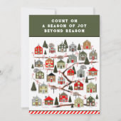 Weihnachtskalender Weihnachtskarten Feiertagskarte (Vorderseite)