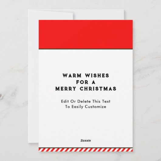 Weihnachtskalender Weihnachtskarten Feiertagskarte (Rückseite)