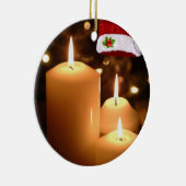 Weihnachtskalender, Weihnachtskerze Keramik Ornament (Rechts)