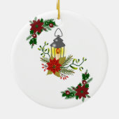 Weihnachtskalender, Weihnachtskerze Keramik Ornament (Hinten)