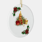 Weihnachtskalender, Weihnachtskerze Keramik Ornament (Rechts)