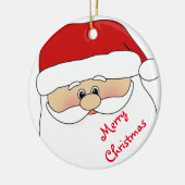 Weihnachtskalender/Weihnachtsmann Keramik Ornament (Links)