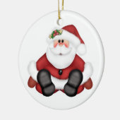 Weihnachtskalender/Weihnachtsmann Keramikornament (Links)