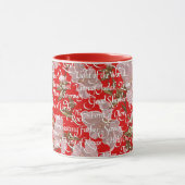 Weihnachtskalligraphie-Namen Christi| Rot Tasse (Zentrum)