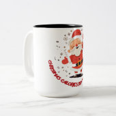 Weihnachtskalorien Amnesty Tasse (Vorderseite Links)