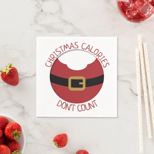 Weihnachtskalorien Der bauchrote Anzug des Weihnac Serviette (Beispiel)