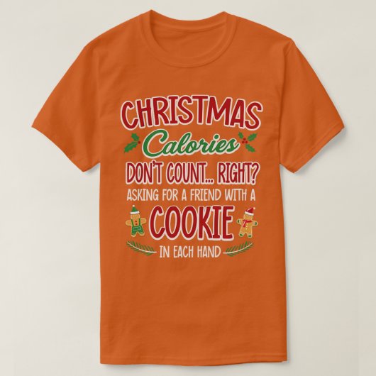 Weihnachtskalorien Dont T-Shirt (Design vorne)