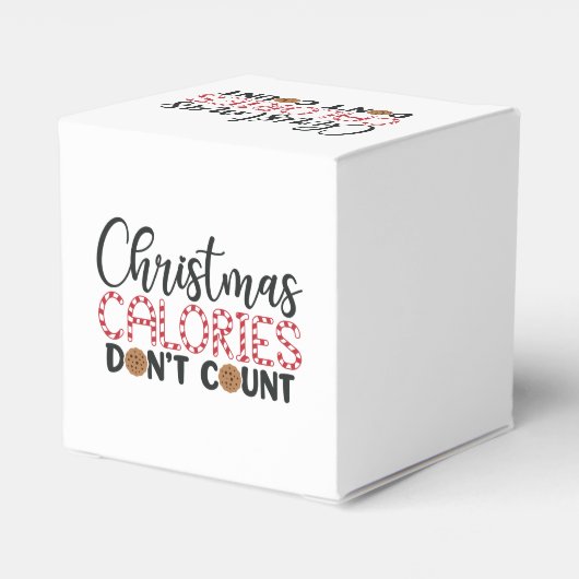 Weihnachtskalorien Keine Gefälligkeitsbox Geschenkschachtel (Rückseite)