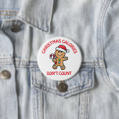 Weihnachtskalorien Knopf Button (Beispiel)