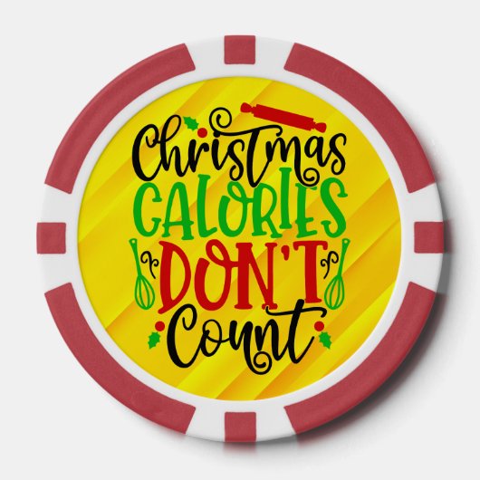 Weihnachtskalorien zählen nicht-50258 pokerchips (Vorderseite)