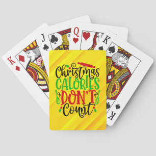 Weihnachtskalorien zählen nicht-50258 spielkarten