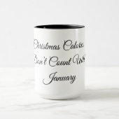 Weihnachtskalorien zählen nicht bis zur Tasse (Zentrum)