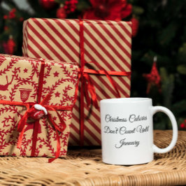 Weihnachtskalorien zählen nicht bis zur Tasse