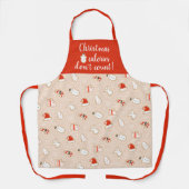 Weihnachtskalorien zählen nicht | Cookies Schürze (Vorderseite)