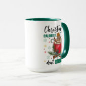 Weihnachtskalorien zählen nicht die Niedliche Kaff Tasse (VorderseiteRechts)