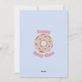 Weihnachtskalorien zählen nicht feiertagskarte (Rückseite)