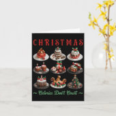 Weihnachtskalorien zählen nicht Gesundheit Karte (Gelbe Blume)