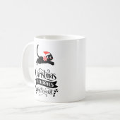 Weihnachtskalorien zählen nicht kaffeetasse (Vorderseite Links)