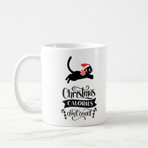 Weihnachtskalorien zählen nicht kaffeetasse